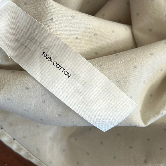 Denim & Flower Ricky Singh Cream w/ Black Dot Short Sleeve Button-Up Sz L cotton - Picture 7 of 10